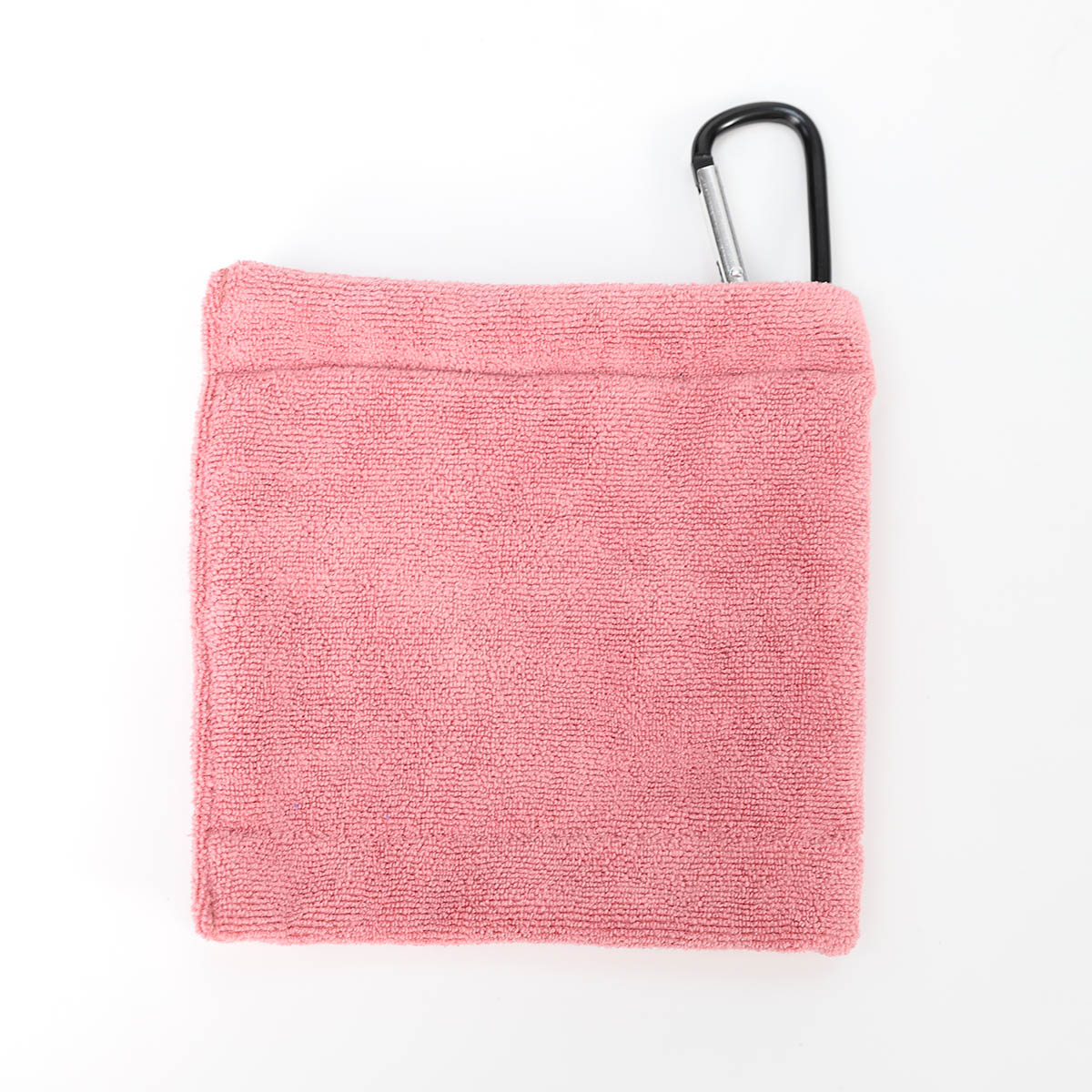 Weft knitted square golf towel, 380gsm-pink.jpg